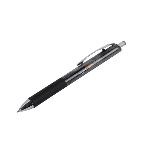 Retractable Gel Pens, Fine Point 0.7Mm, Smooth Writing, Black, No Smudge, School And Office Supplies, 12-Pack