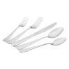Silverware Set, Stainless Steel Flatware, Dishwasher Safe, Service For 4, 20-Piece Forks And Spoons, Round Edge, Everyday Use