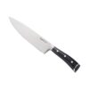 Classic 8-Inch Full Tang High Carbon Stainless Steel Chefs Knife, Multipurpose Kitchen Knife With Three Rivets, Silver