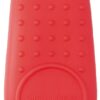 Heat Resistant Non-Slip Silicone Hot Handle Holder, Rectangular Pot Handle Cover For Kitchen, Insulating Protection, Red, 5.6"L X 1.9"W