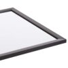 Rectangular Wall Mount Mirror For Bedroom, Living Room, Entryway, Standard Trim, 20" X 28", Black