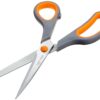 Multipurpose Stainless Steel Scissors For Office, Crafts, Right/Left Handed, Comfort Grip, Pvd Coated, 3-Pack, Multicolor