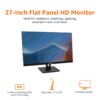 Ips Monitor 75 Hz Powered With Aoc Technology Fhd 1080P Hdmi, Display Port And Vga Input Vesa Compatible Built-In Speakers For Office And Home, 27 In, Black
