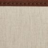 Rectangular Foldable Laundry Basket Hamper, Beige/Brown